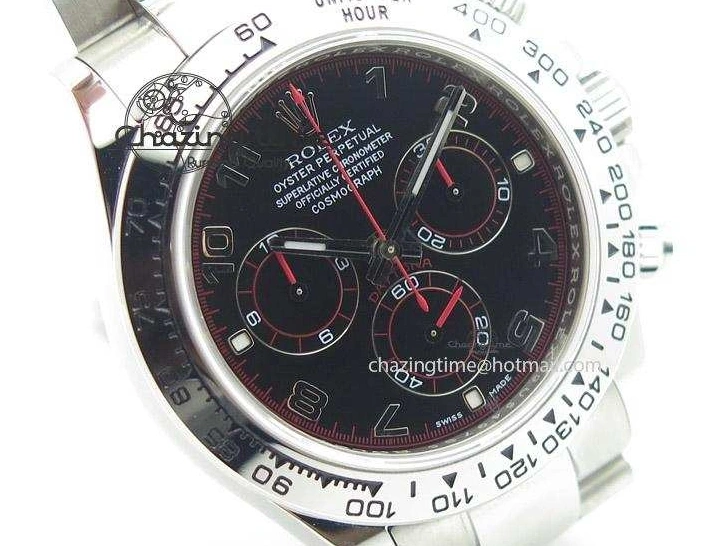A7750 Edition Dial On SS JF Bracelet Black Daytona Best 116509 0404